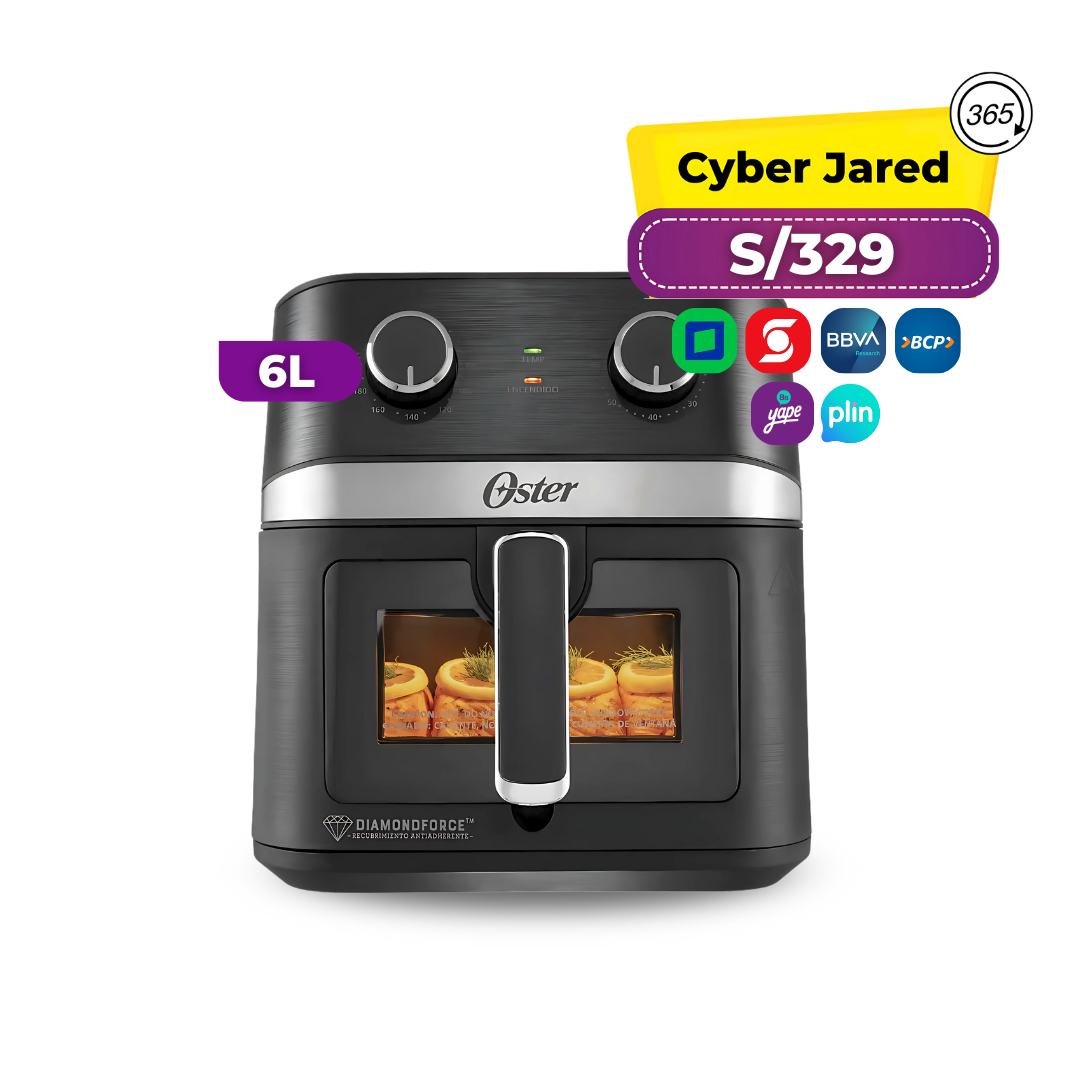 Freidora de Aire Manual de 6 Litros OSTER CKSTAF60WMDF