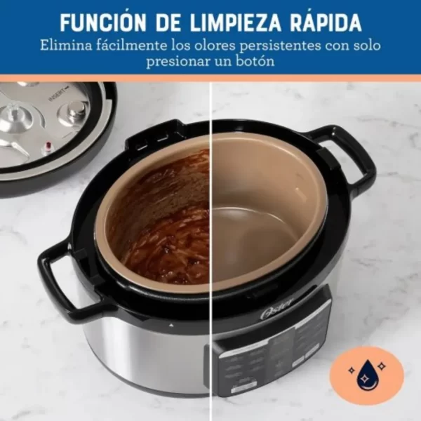 Multi-Olla Rápida Oster® Ovalada de 5.7L con Panel Digital - Acero (CKSTPCECOV57-053) - Imagen 11