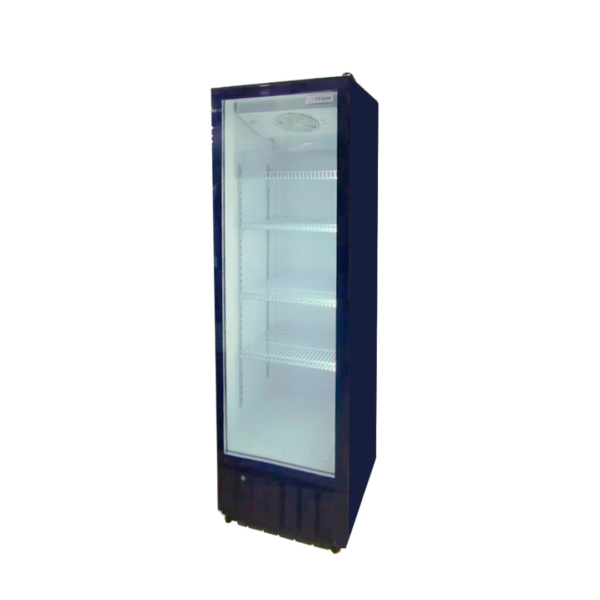 Visicooler Exhibidora Ekipar de 290 Litros Color Negro con Puerta de Vidrio y Llave (EVC-290FR) - Imagen 3