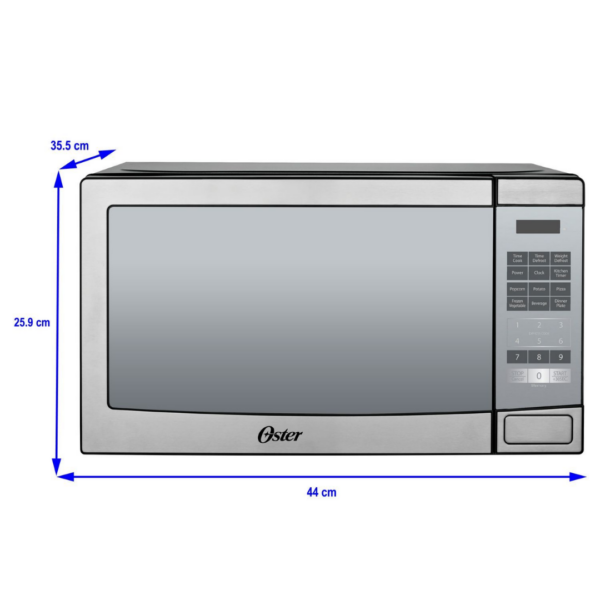 Horno Microondas Oster® de 20L con Panel Digital y Acabado en Acero Inoxidable - POGYME3703M - Imagen 2