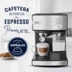 Cafetera OSTER PrimaLatte de 15 Bares Automática BVSTEM6603SS - Imagen 3