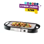 Plancha freidora eléctrica Oster Bioceramic con verduras asandose.