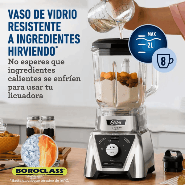 Licuadora OSTER de 2 Litros y 3 Velocidades con Vaso Blend N Go Xpert BLST3B-CPG - Imagen 3