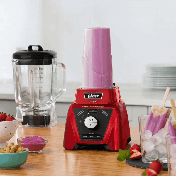 Licuadora de 2 Litros OSTER con Vaso Blend N Go Xpert BLST3B-RPG-053 - Imagen 8