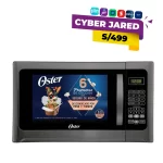 Horno Microondas Oster® de 30L con Panel Digital y 6 Programas Automáticos - Negro (POGGM61002)