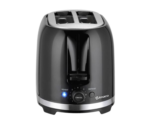 Tostadora IMACO de 2 Panes Negro IBT2085N - Imagen 2