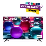 Televisor LG UHD AI 2025 de 65 pulgadas en oferta Cyber Jared