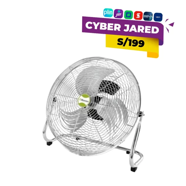 Ventilador de piso Bossko BK-8226VP 250W para ventilación potente y fresca en casa u oficina