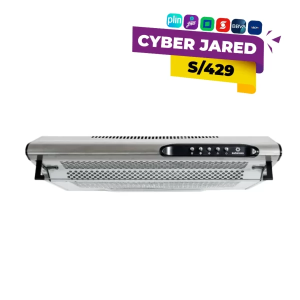 Campana extractora INDURAMA acero inoxidable modelo CEI-602CRP para cocina eficiente y moderna