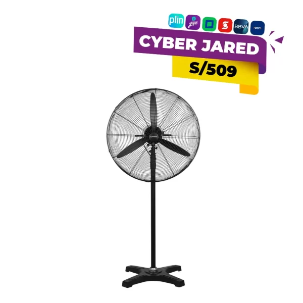 Ventilador de pedestal IMACO 26" FS-2623E semi industrial para ventilación potente y eficiente