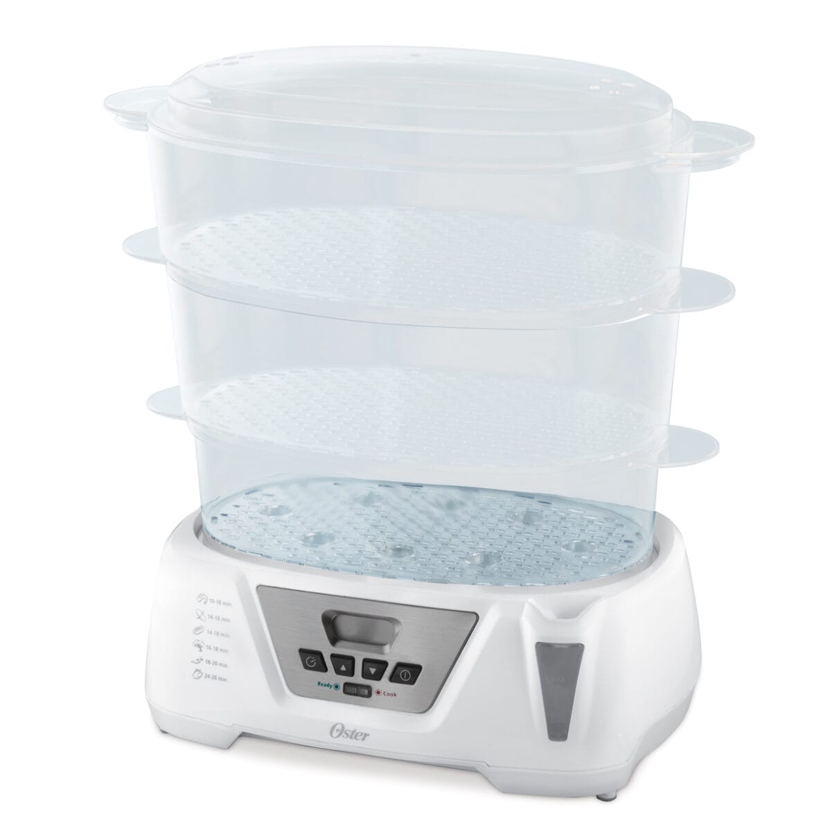 Vaporera De Alimentos Oster  Con 3 Bandejas Digital CKSTST7712-053 - Blanco - Imagen 2