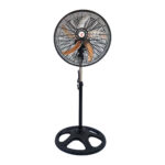 Ventilador Fujitec Orbital de 5 aspas modelo CF-186 de 90 Watts-Negro