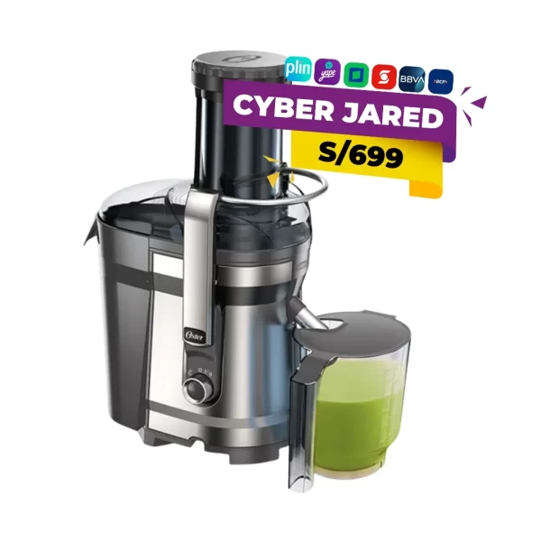 Extractor de jugos Oster 3 en 1 de 1000W con 2 velocidades