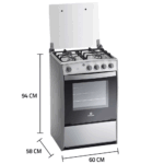 Cocina a Gas Indurama 4 Quemadores Coruña - Cromada - Imagen 3