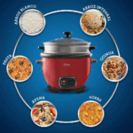 Arrocera Multiuso Oster CKSTRC5731R 1.8 Lts – Rojo - Imagen 4