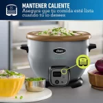Olla Arrocera OSTER  Multiuso Función de Aderezo de 1.8 Litros Plateado CKSTRC7129S - Imagen 5