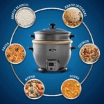 Arrocera Oster Multiusos CKSTRC7130S Funcion sofrito – Plateado - Imagen 4