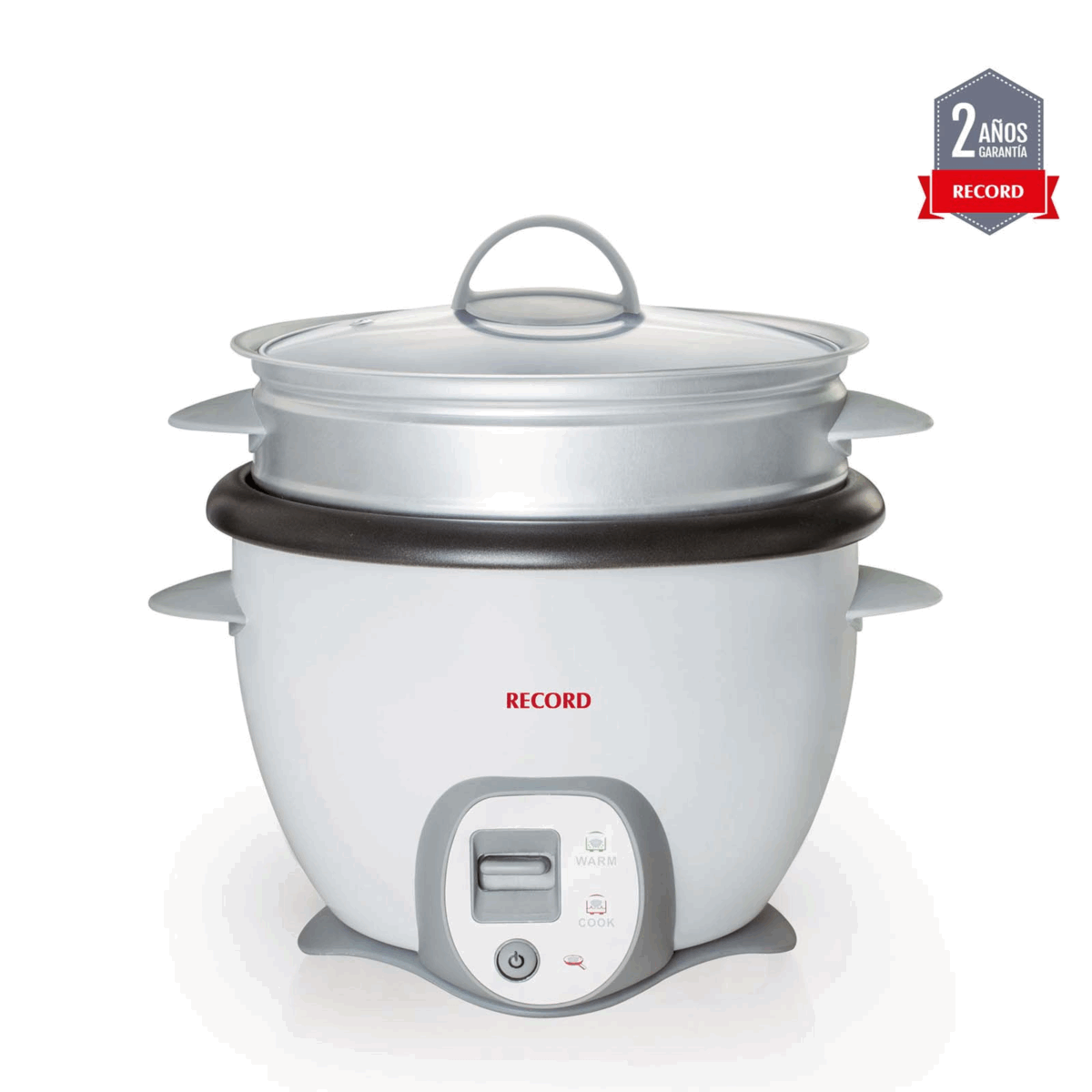 Olla Arrocera RECORD de 1.8 Litros con Funcion de Aderezo Blanco REC-CLOBLS100 - Imagen 2