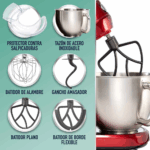 Batidora Planetaria de 5.2 Litros OSTER FPSTSMPL3R - Imagen 5