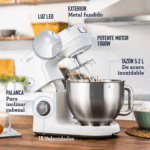 Batidora Planetaria Oster FPSTSMPL3W - Blanco - Imagen 4