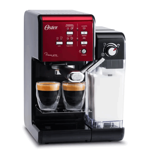 Cafetera automática PrimaLatte Oster 19 bares BVSTEM6701R