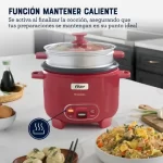 Arrocera de 10 Tazas OSTER DiamondForce Rojo CKSTRC10DFPNK - Imagen 5