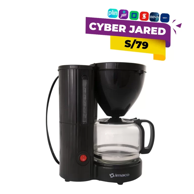 Cafetera IMACO CM608N de 8 tazas para preparar café fresco y aromático en casa
