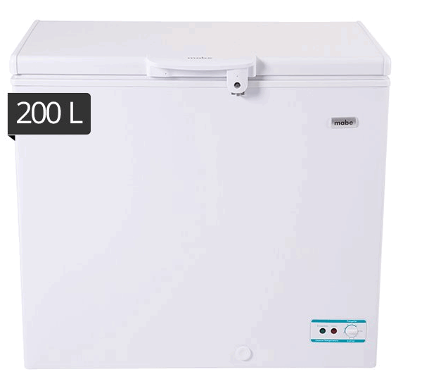 Congeladora Mabe 200 litros CHM200PB1 C/ Blanco