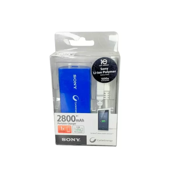 Cargador Portátil Sony CP-V3/BL 2800mAh - Azul