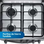 Cocina a Gas Indurama 4 Quemadores Coruña - Cromada - Imagen 5