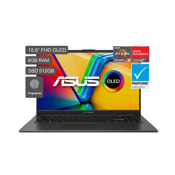 Laptop Asus Vivobook AMD Ryzen™ 5 - 15.6" - SSD 512GB – RAM- DDR4 - 8 GB