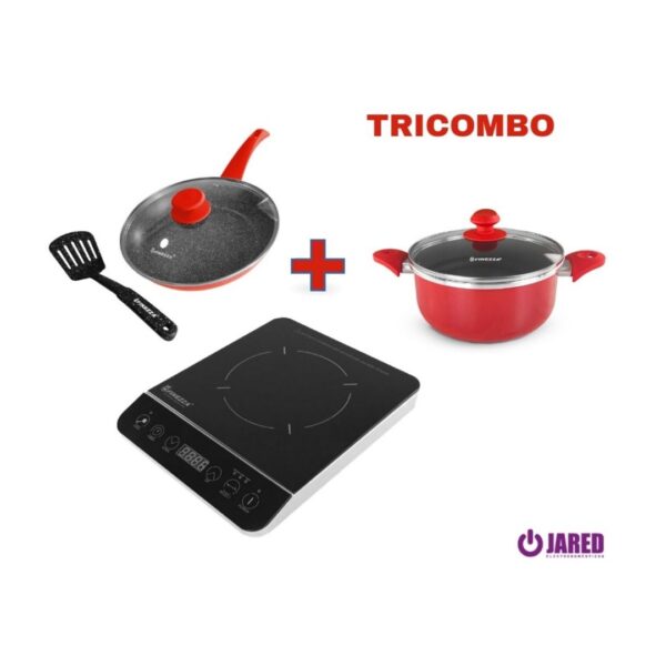 Tricombo Finezza Cocina de Inducción + Sartén + Olla