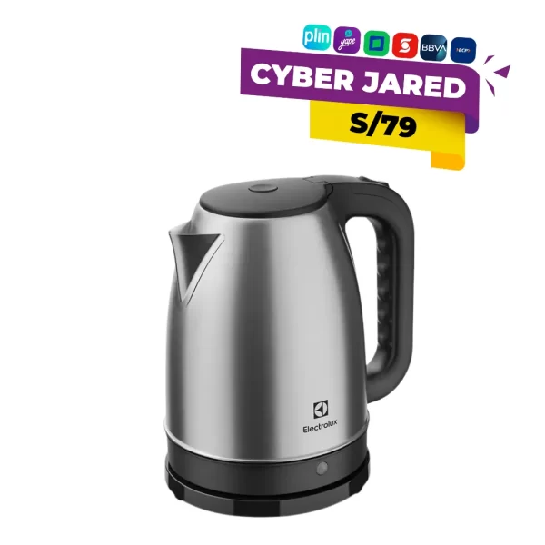 Hervidor eléctrico Electrolux EEK10 de 1.8 L, rápido y seguro con base giratoria 360°