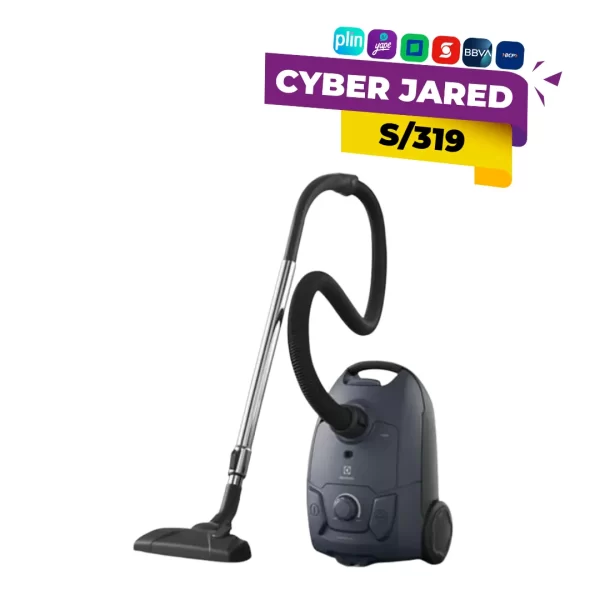 Aspiradora con bolsa ELECTROLUX EQP40 azul de 1800W, potente y eficiente