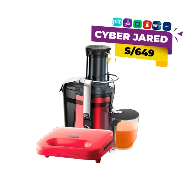 Extractor De Jugos + Sandwichera Compacta Oster
