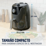 Freidora de aire Oster de 1.8 Lts CKSTAF18M – Negro - Imagen 6