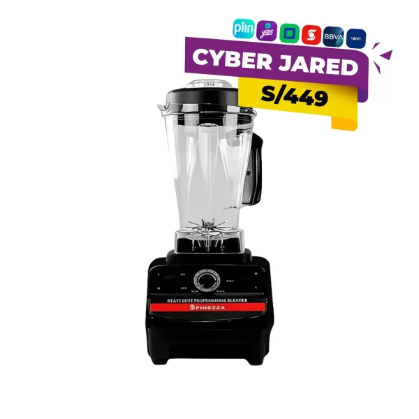 Licuadora industrial Finezza FZ-889IND 2 litros 1500 W color negro vista frontal