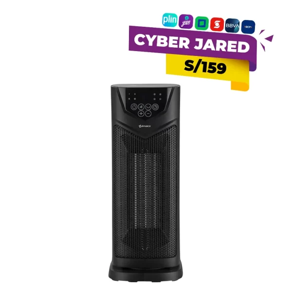 Termoventilador IMACO ITC2000 de 2000 W con control remoto, timer y termostato ajustable