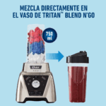 Licuadora OSTER de 2 Litros y 3 Velocidades con Vaso Blend N Go Xpert BLST3B-CPG - Imagen 6