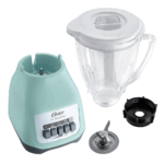 Combo Oster: Licuadora de 2 Velocidades con Vaso de Vidrio + Cuchilla Adicional - Imagen 4