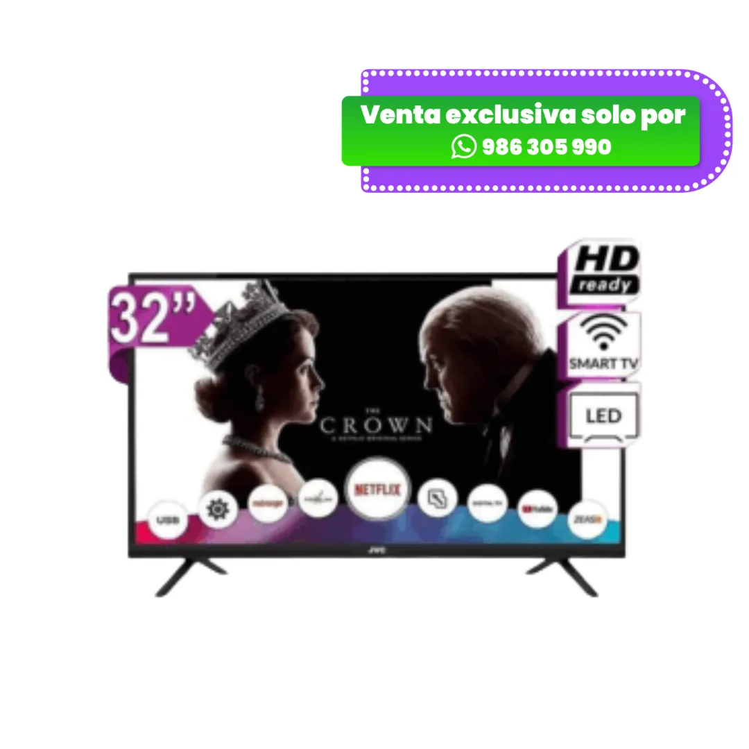 LT-32KB208JARED Televisor JVC 32” LED Smart TV LT-32KB208 – Negro - Imagen 1