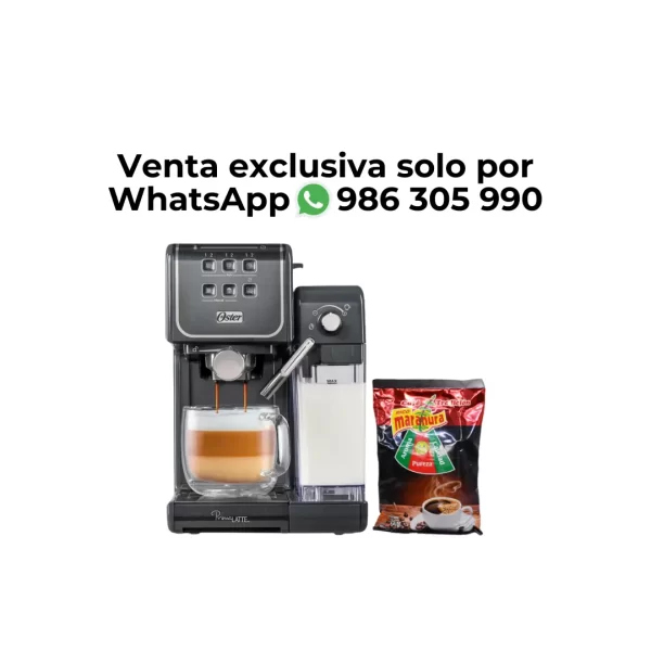 Cafetera automática PrimaLatte Oster 19 bares BVSTEM6801M - Sale en Combo