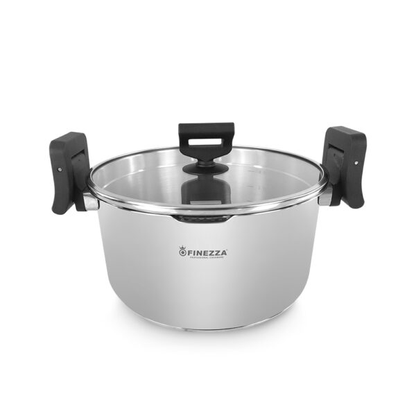 Olla de Acero Inoxidable de 24 cm FINEZZA FF-0010-IN