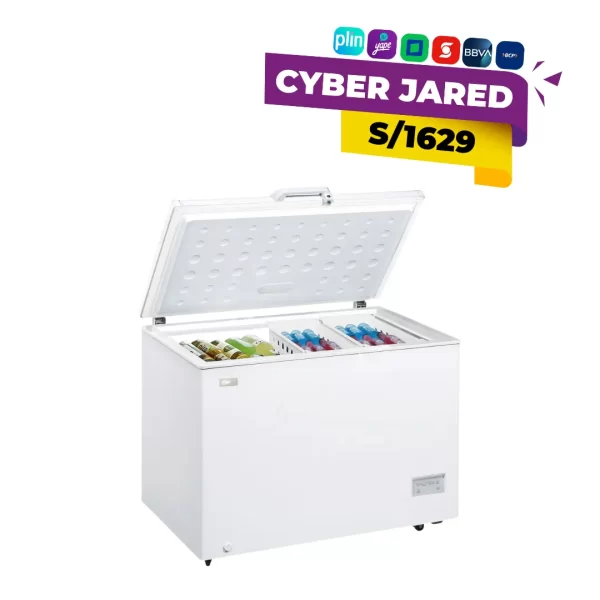 Congeladora OSTER OS-PCF13002WE blanca de 380L con gran capacidad y congelación eficiente