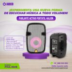 Parlante Activo Portátil HALION Power 400W FM PHA-8MB - Imagen 2