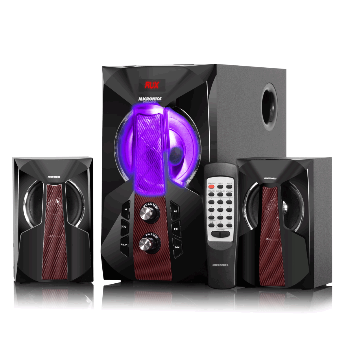 Parlante Micronics Sistema Multimedia 2.1. ROMANCE USB/SD Bluetooth - Imagen 2