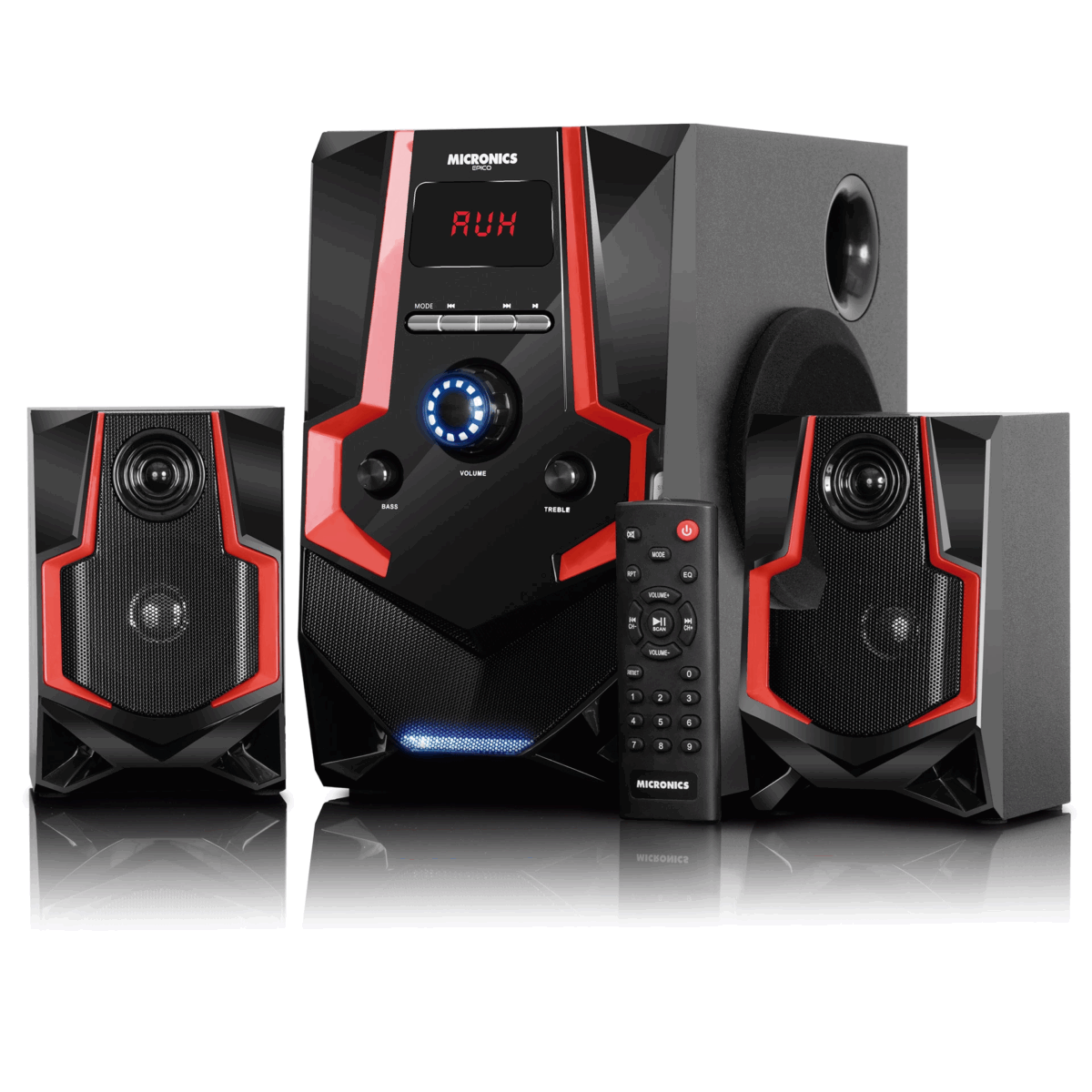 Parlante Micronics Sistema Multimedia 2.1. EPICO USB/SD Bluetooth - Imagen 2