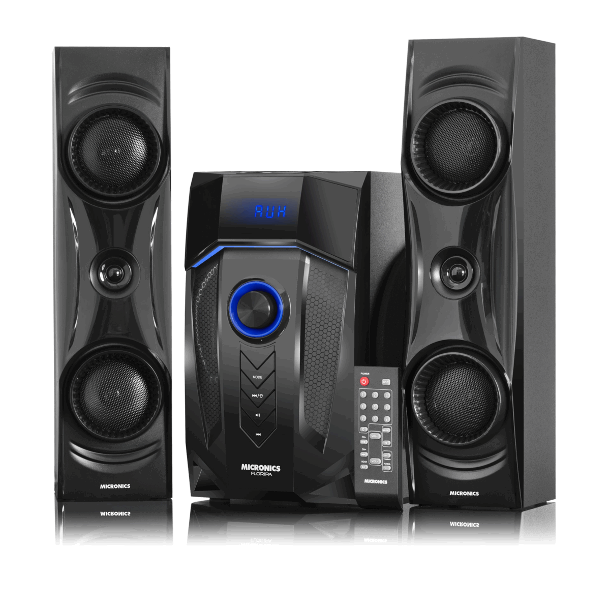 Parlante Micronics Sistema Multimedia 2.1. FLORIPA USB/SD Bluetooth - Imagen 2