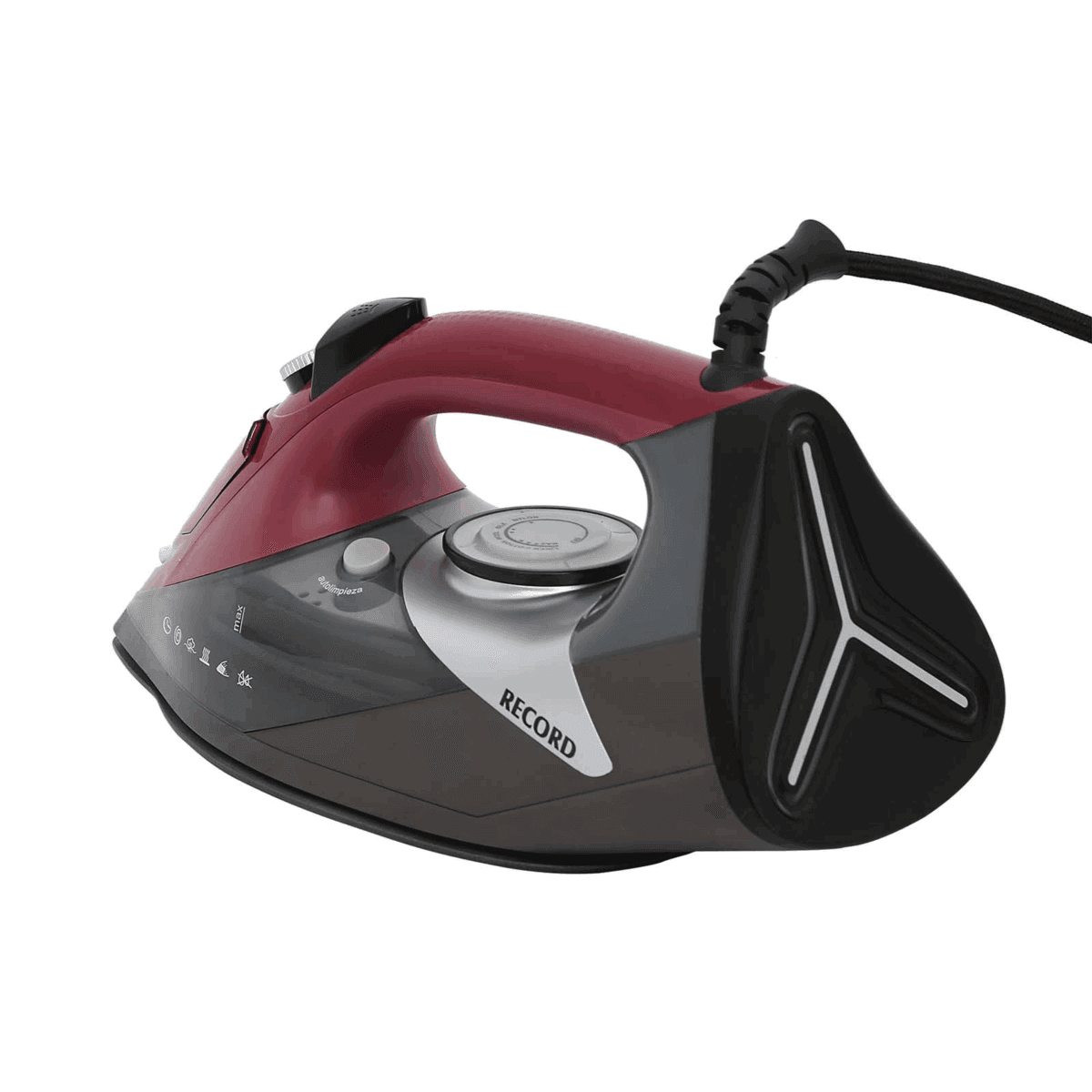 Plancha de Vapor RECORD Antiadherente REC-CLPLR104 - Imagen 2