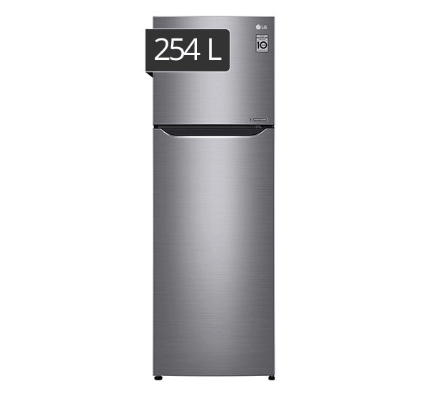 Refrigeradora No Frost LG GT29BPPDC 254 Lts – Plateado